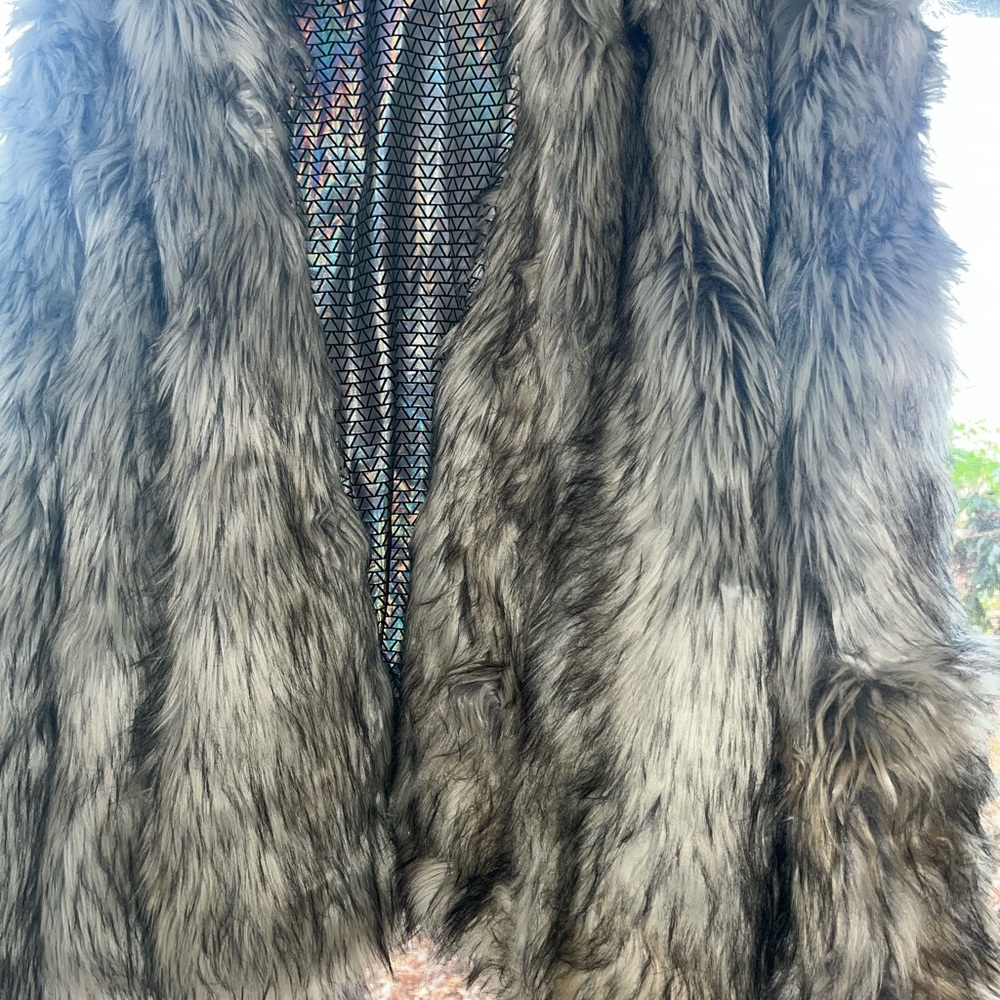 faux fur (custom-made) from imaginative small boutique business: Aqua Moon 11:11